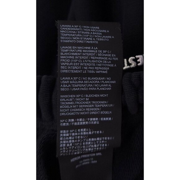 Heron Preston Tapered Printed Loopback Sweatpants Size L Mens Cotton-Jersey - Picture 12 of 15